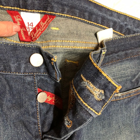 Lucky brand dungarees American standard jeans 14 X 32. NWOT Spring cleaning!! - Picture 9 of 15